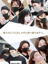 洗える立体マスク【高いフィット感・防晒・防風】
