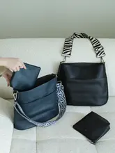トートバッグ ショルダーバッグ レディース PUレザー 斜め掛け 上品 きれいめ ミニポーチ 2点セット
