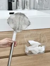使い捨て浴室用ウェットシート付きフラットモップ【洗浄不要・衛生的・家庭用】