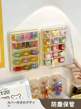 透明な壁掛け収納ボックス【デコレーション用・フィギュアディスプレイ・防塵】