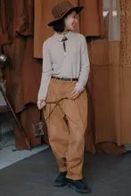 南山 草木染め コットン 製工装パンツ【アメリカンヴィンテージ・ロングパンツ】