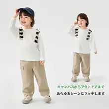 カーゴパンツ キッズ ボーイズ ストレート カジュアル スクール 春秋