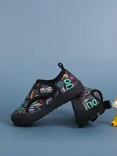 男の子用春秋用幼稚園室内シューズ【通気性・キャンバス・柔らかい底・滑り止め】