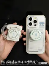 ビンテージ電話デザインのマグネット式スマホスタンド【個性的でクリエイティブ】