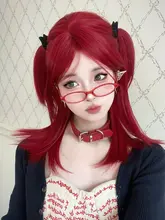 ロリータ風ロングウィッグ【中分・甘くてクールなデザイン】