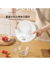 キッチン用野菜脱水器【手動・洗面器兼用・多機能】