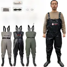耐久性のある厚手防水フィッシングパンツ【男女兼用・ハーフタイプ・撥水加工】（セットアップ対応）