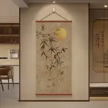 宋代美学の蓮の絵【玄関用・壁掛け・リビング・廊下・書斎・茶室用】