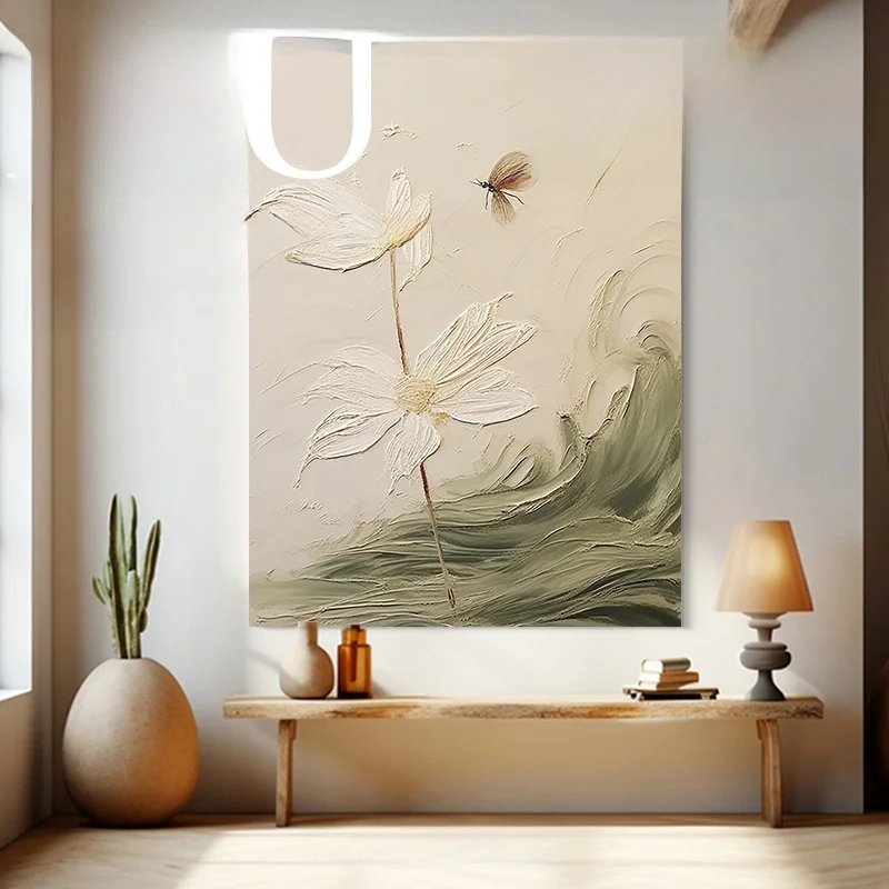 ニトリ 絵：手作りアート壁画のスタイルと実際の使用シーン