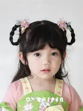 子供用中国風ヘアクリップ【新年・中秋節・漢服スタイル】