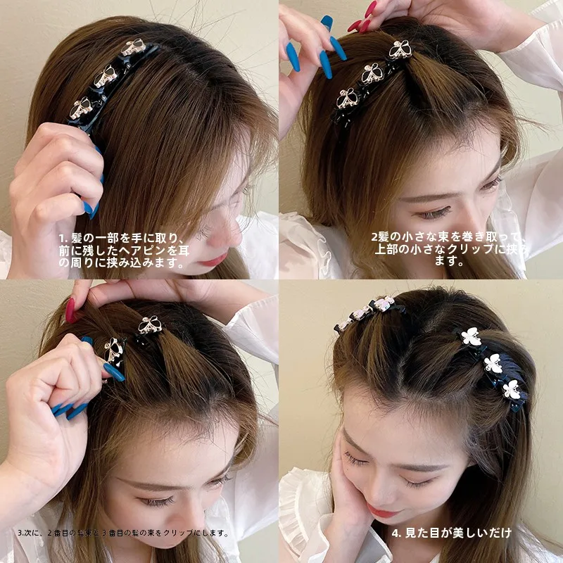 サイドポニーテールに合う前髪用ヘアクリップの選び方と実用性