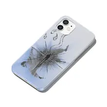スマホケース TPU ソフトケース サイバーパンク 幻想的 シルエット ヴィンテージ ストリート iPhone対応 Huawei対応「Huawei」