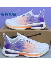 女性用通気性メッシュの運動靴【クッション性・耐摩耗・カラーブロックデザイン】