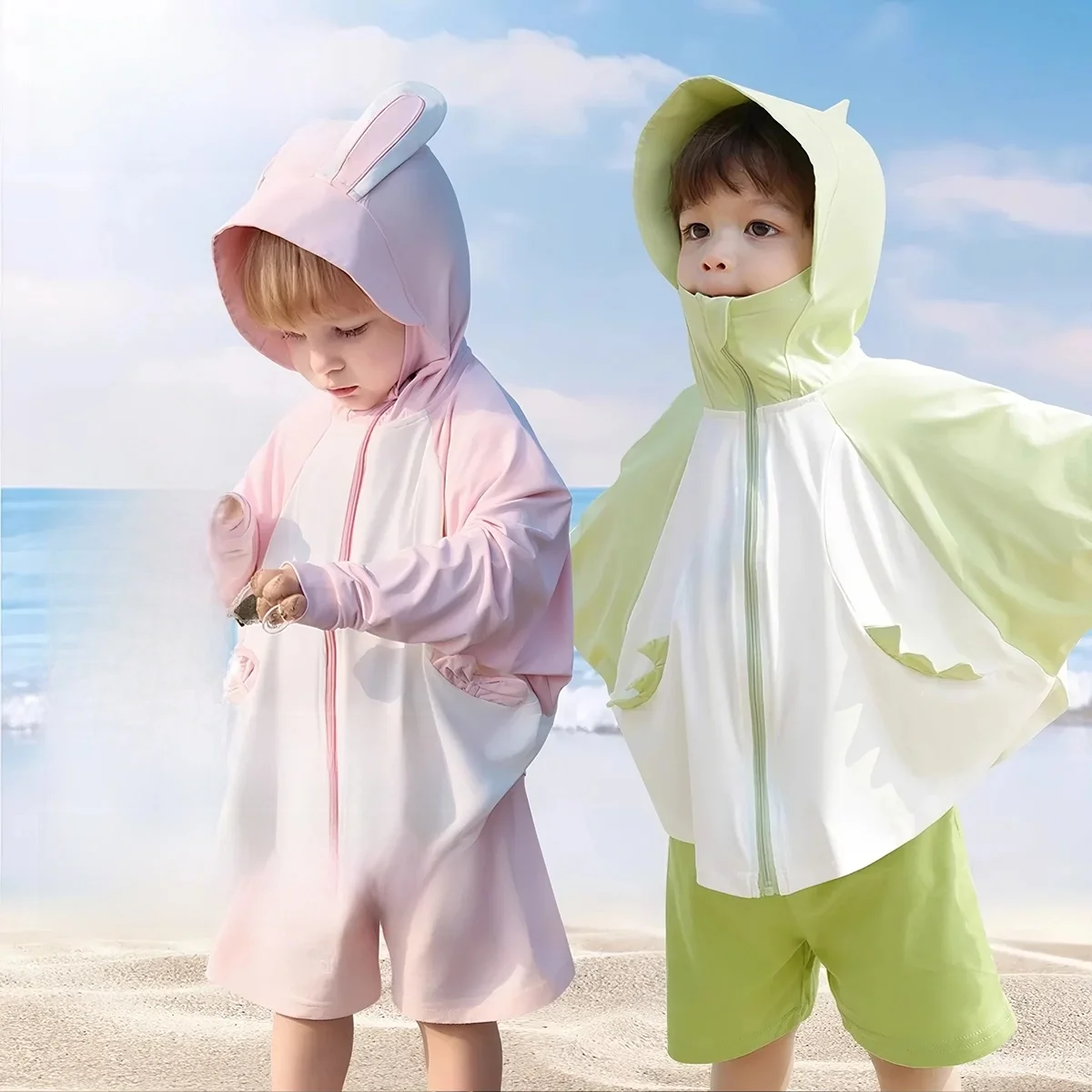 気温20度の夏、子どもに着せるパーカーは「子供っぽい」より「  軽くて通気性がある」ものにすべき？