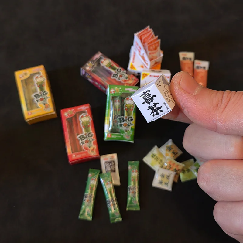 ミニチュア屋台シーン飾り【OB11対応・リアルなお菓子のディスプレイ・遊び心満載】