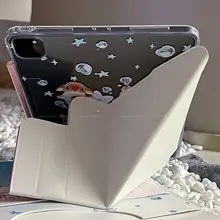 アクリル製マグネット分離式iPad保護ケース【防摔・iPad Pro 2024用・Air 6対応】