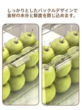 食品用冷凍密閉保存容器【野菜・果物・卵収納用・整理整頓】