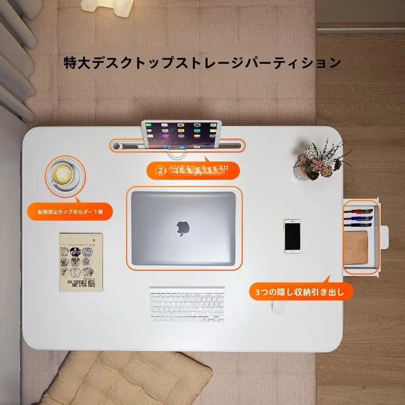 6畳レイアウトでの勉強机選び：コンパクト折りたたみ式学習デスクの実用性と設置ガイド