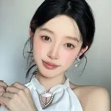 高級感あるジルコニア蝶のパールピアス【エレガントデザイン・ロングスタイル】