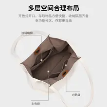 大容量のキャンバストートバッグ【通勤用・肩掛け可能】