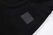 デニムストレートパンツ レディース ブラック きれいめ 着回し 着痩せ 春 秋 「XinmonLee」