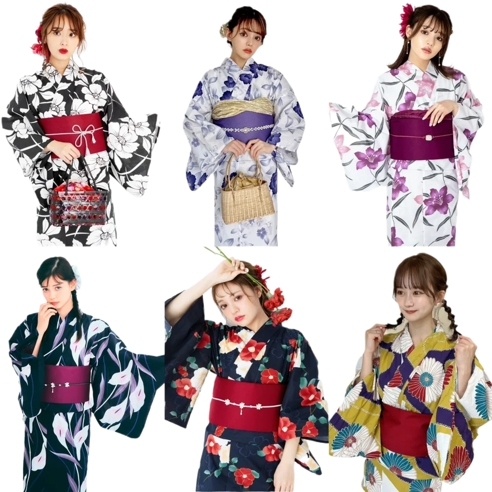 花火大会にぴったりな和風浴衣ワンピース【純綿・全新デザイン】