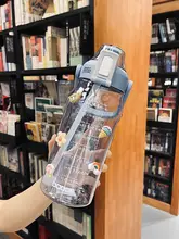 2000ml 大容量水筒【高温耐性・吸管付・スポーツ用】