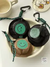 個性的なスマイルデザインのミニフィッシャーハット【かわいいイヤホンポーチ・コインパース・クリエイティブキーホルダー】