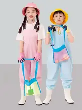 子供用 防水つなぎ服【ビーチでの遊び・男女兼用・雨具】