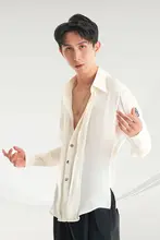 男性用ラテンダンス上着【舞台パフォーマンス・プロ仕様・新作】