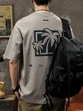 アメリカンビンテージ風 厚手半袖Tシャツ【印刷デザイン・メンズ・夏用】