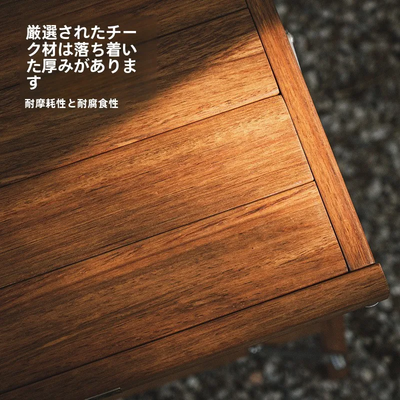 キャンプ道具を節約調達｜実際に使ってみた結果 - 高級ユズ材IGTテーブルの実用性と耐久性