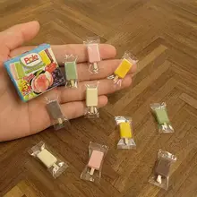 ミニチュアくま型アイスキャンディー＆シーン用小道具