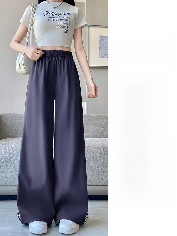 通気性の良いパンツ女性：夏用ゆったり灰色ワイドパンツの実用性と選び方