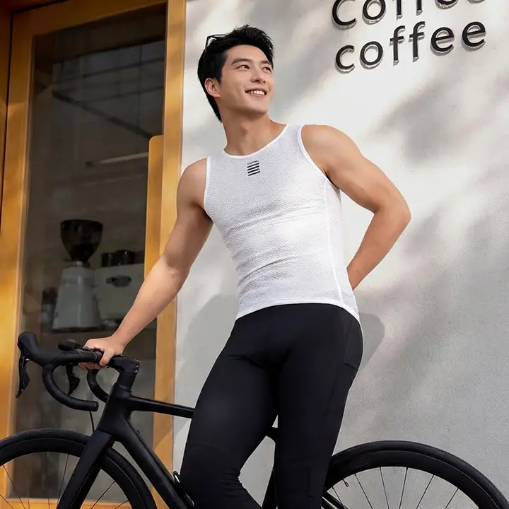 LAMEDA 通気性に優れた吸汗サイクリングベスト【男性用・快適なインナー・ロードバイク対応】