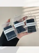 ブラック無痕バン用ヘアクリップ【隠れ型・サイド用・前髪クリップ】