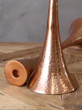 手作り金属キャンドルスタンド【ビンテージ風・シンプルデザイン・インテリア装飾用】