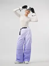 High Experience 防水防風 加絨スノーパンツ【男女兼用・保温・厚手・スノーボード・スキー用】