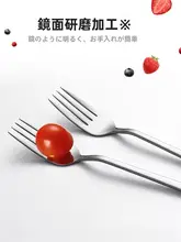 家庭用 304ステンレス製フォーク【西洋料理・ステーキ・パスタ・サラダ用】