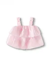 子供用 背景花苞デザインのタンクトップ【夏用・ノースリーブ・おしゃれで可愛い】