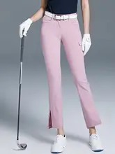 高弾性 レディース ゴルフパンツ【韓国デザイン・カジュアル・九分丈・夏用】