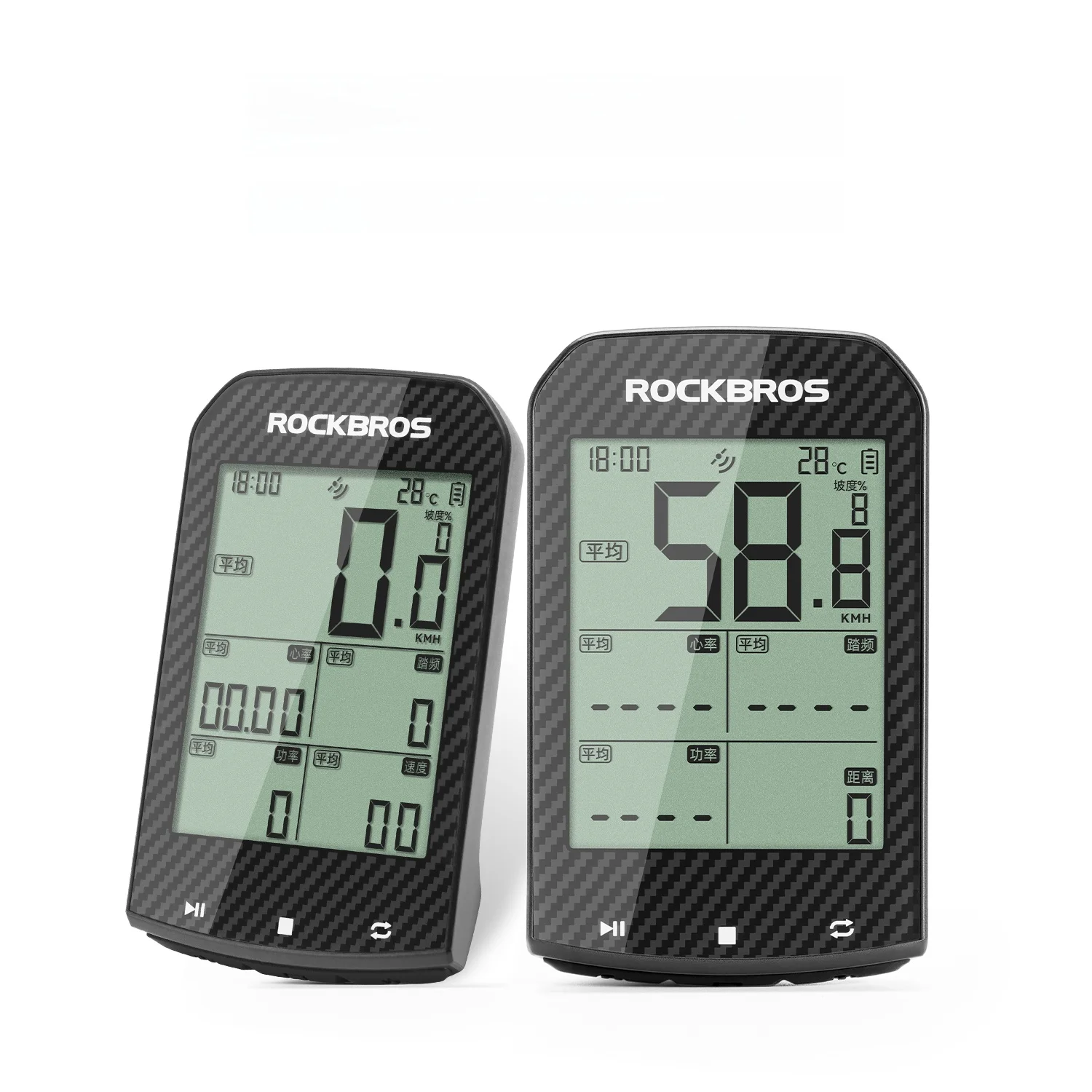 ROCKBROS GPS自転車メーター：速度・踏み込み頻度・距離測定に対応するスマートコードスマートワイヤレスサイクルメーターの詳細
