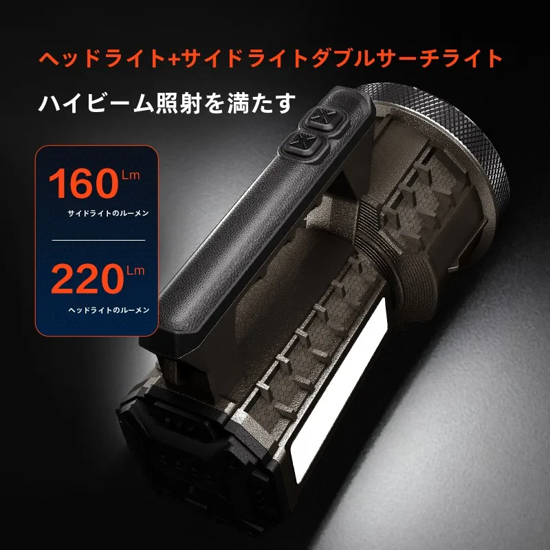 強力LED懐中電灯：充電式・220ルーメン・アウトドア向けの実用性と長寿命解析