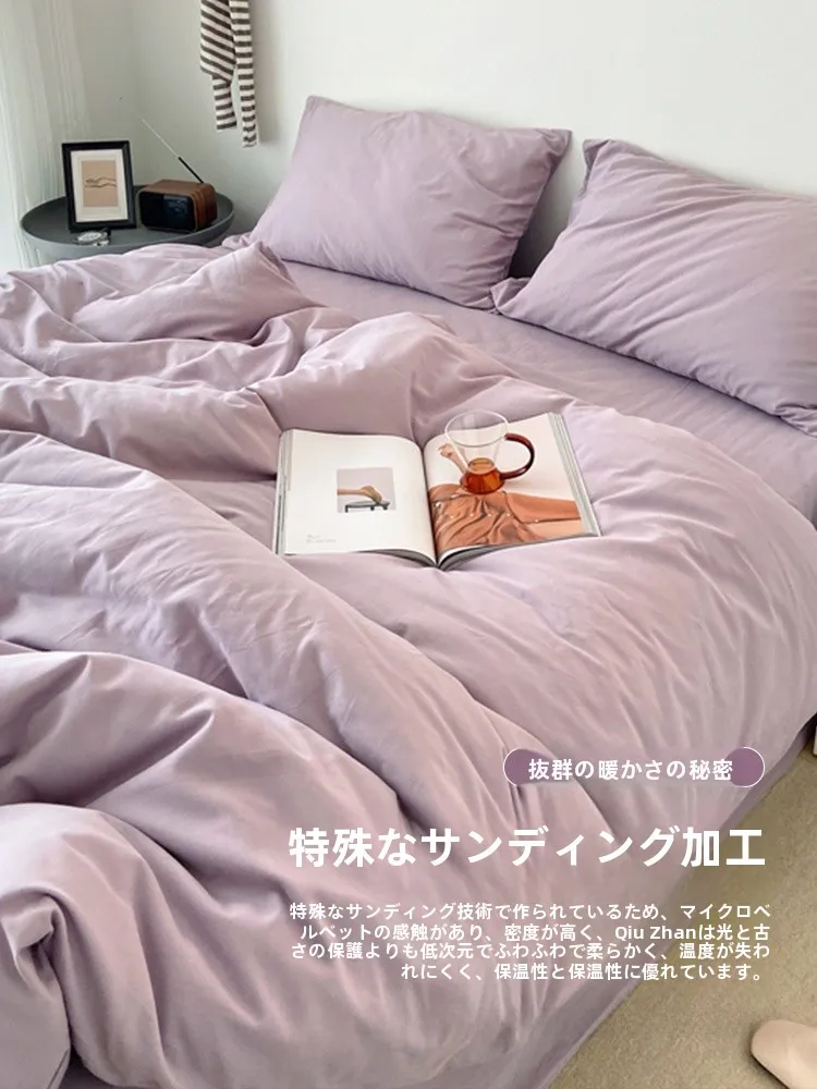 ベッドカバーの色選びで眠りが良くなる？実際の暮らしで試した、全棉磨毛のシングルベッドカバーの選び方