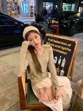 体型カバー！長袖Tシャツ【春用・カジュアル・襟付き・ニット】