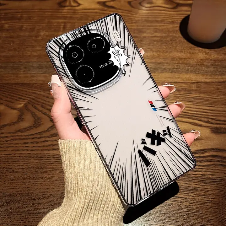 スマホケース OnePlus対応 クリア ソフトケース 線画 シンプル アニメ風 漫画 二次元 個性的 ペア 上品
