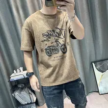 メンズ夏用アメリカンヴィンテージプリントTシャツ【短袖・カジュアル】