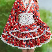 昭和レトロ風 可愛いスカート【ロリータスタイル・ふんわりフレア】（セットアップ対応）
