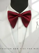 男士用燕尾服用大きなリボン結びの蝶ネクタイ【結婚式・パーティー用】