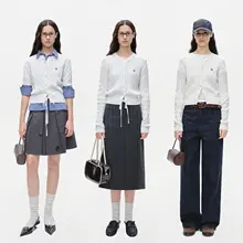 刺しゅう入りニットカーディガン【春用・長袖／短袖・絞り模様】（セットアップ対応）